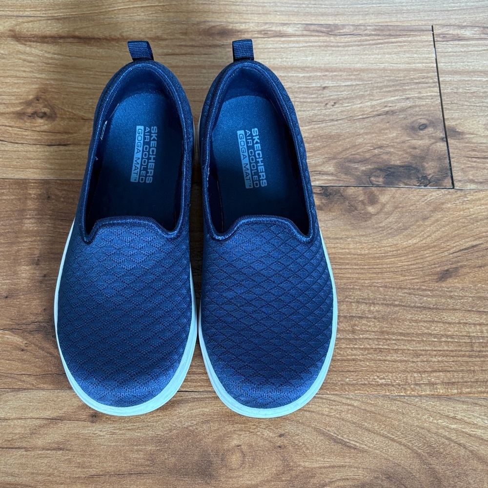 Skechers Dark Blue Slip-On Sneakers